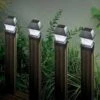 Smart Solar Post Light 4 Pack - Black -Garden Furniture Shop 39359 11955