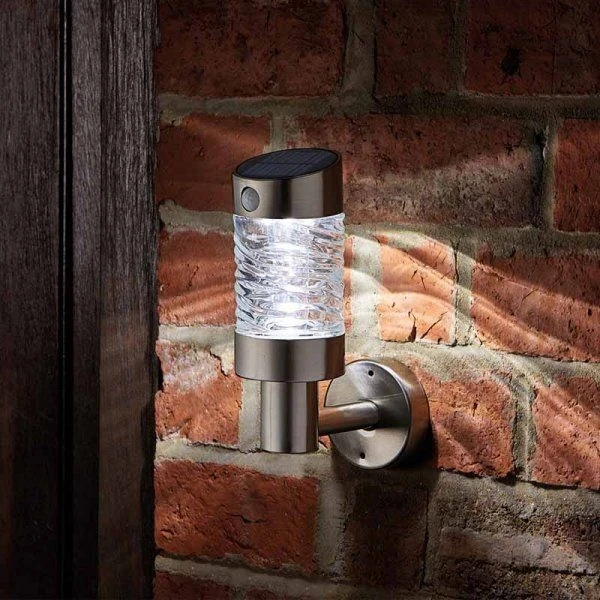 Smart Solar PIR Wave Wall Light 3 Smart Solar PIR Wave Wall Light