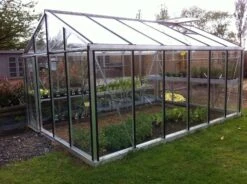 Janssens Helios Senior Hobby 180/25 Tempered Glass Greenhouse