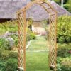 Smart Garden Woodland Arch - Tan 2.21m -Garden Furniture Shop 44597 5925