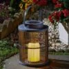 Smart Solar Urbane Lantern - Slate -Garden Furniture Shop 46187 3669