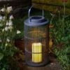 Smart Solar Urbane Lantern Large - Slate -Garden Furniture Shop 46189 3667