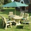 Churnet Valley Ergo 6 Seat Table Set - 6 X Chairs 2 Churnet Valley Ergo 6 Seat Table Set - 6 X Chairs -Garden Furniture Shop 46799 2530