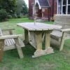 Churnet Valley Ergo 4 Seat Table Set - 2 X Benches 1 Churnet Valley Ergo 4 Seat Table Set - 2 X Benches -Garden Furniture Shop 46801 2518
