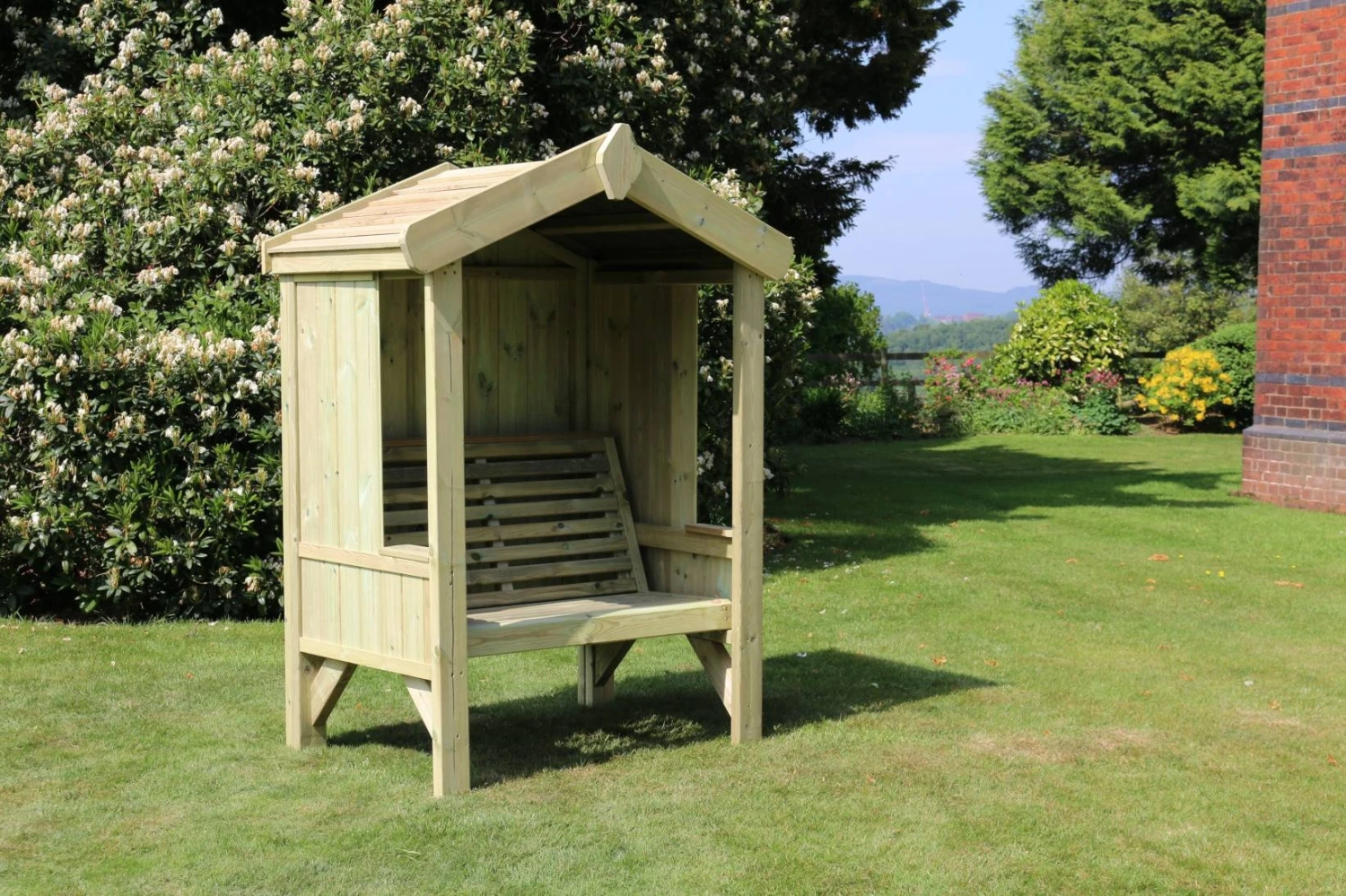 Churnet Valley Cottage Arbour Fully Enclosed 2 Seater 4 Churnet Valley Cottage Arbour Fully Enclosed 2 Seater - Image 2
