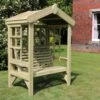 Churnet Valley Cottage Arbour Trellis 2 Seater -Garden Furniture Shop 46808 2500