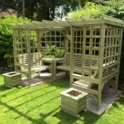 Churnet Valley Riviera Arbour 9 Churnet Valley Riviera Arbour -Garden Furniture Shop 46820 2465