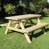 Churnet Valley Deluxe Picnic Table 1.8m 1 Churnet Valley Deluxe Picnic Table 1.8m -Garden Furniture Shop 46829 2426