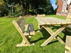 Churnet Valley Ashcombe Table Set 6 Seater -Garden Furniture Shop 46841 2385