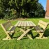 Churnet Valley Ashcombe Table Set 4 Seater -Garden Furniture Shop 46842 2380