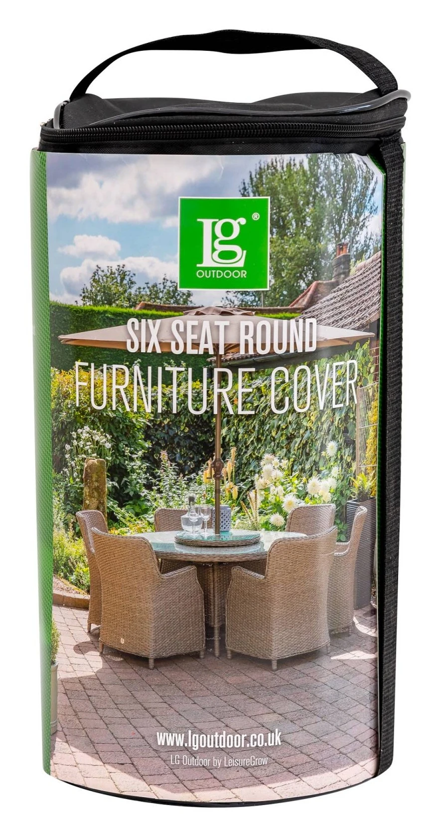 LG Outdoor DXCOV02 Deluxe Cover For 6 Seat Round Dining - Up To 150cm Table