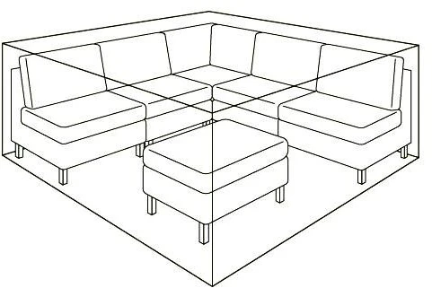 LG Outdoor DXCOV06 Deluxe Cover For Small Modular Set 4 LG Outdoor DXCOV06 Deluxe Cover For Small Modular Set - Image 2