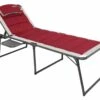 Quest Leisure Bordeaux Pro Lounge Bed With Side Table -Garden Furniture Shop 46992 2231