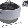Koopman Turin Fire Bowl MgO With BBQ Rack -Garden Furniture Shop 47161 1868
