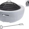 Koopman Rome Fire Bowl MgO With BBQ Rack -Garden Furniture Shop 47162 1867