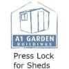 A1 Press Lock For Sheds & Workshops -Garden Furniture Shop 48853 36867