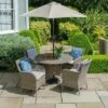 LG Outdoor Monaco Sand 4 Seat Dining Set And Parasol 2 LG Outdoor Monaco Sand 4 Seat Dining Set And Parasol -Garden Furniture Shop 51133 30442