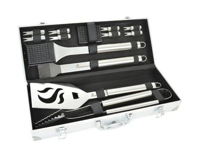 Landmann 13 Piece Stainless Steel Tool Set 3 Landmann 13 Piece Stainless Steel Tool Set