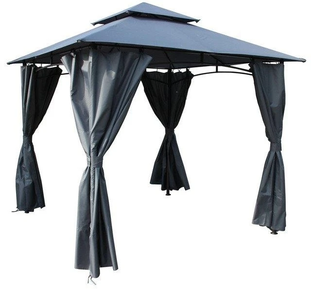 Royalcraft Cambridge Compact Gazebo 2.75m X 2.75m - Grey 3 Royalcraft Cambridge Compact Gazebo 2.75m X 2.75m - Grey