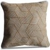 LG Outdoor Gold Striped Cubes 50cm Embroidered Scatter Cushion 1 LG Outdoor Gold Striped Cubes 50cm Embroidered Scatter Cushion -Garden Furniture Shop 51930 28201
