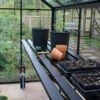 Halls Greenhouses Integral Staging For The Birdlip Model -Garden Furniture Shop 53469 25923