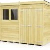 DIY Sheds Pent Shed - Double Door 1 DIY Sheds Pent Shed - Double Door -Garden Furniture Shop 53545 25727